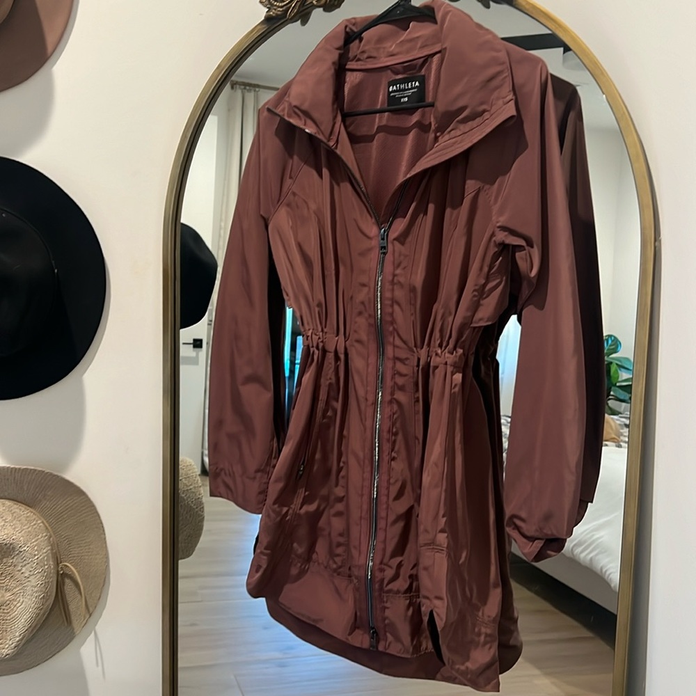 Athleta rain trench